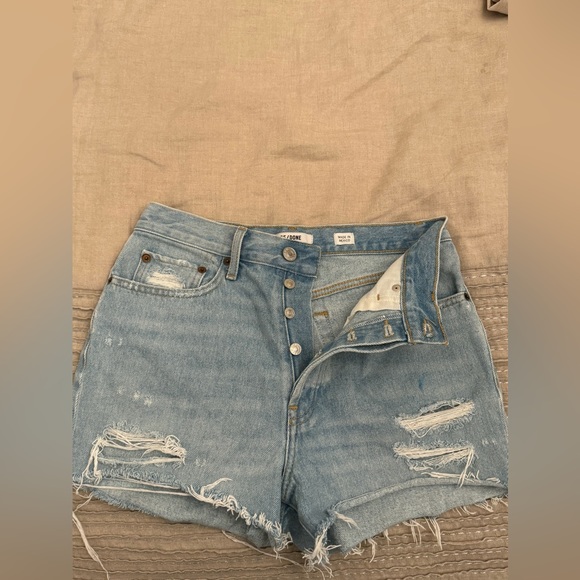 RE/DONE - 70s High Rise Short in Light Worn 10 - Picture 3 of 5